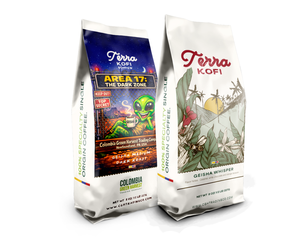 Dark roast coffee bags